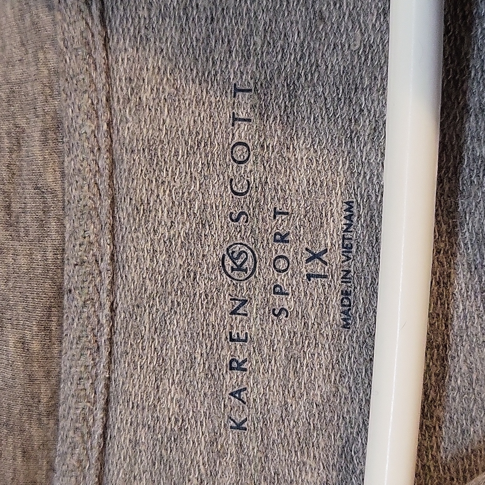 Karen Scott Sport Long Sleeve Zip Up Sweater - Picture 5 of 12